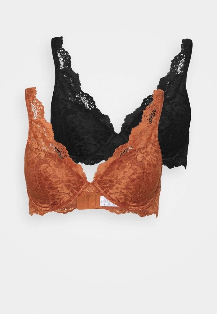 Soutien-Gorge ANNA FIELD Anna Field 2pp Sandy Lace High Apex Bra Marron Femme | SGX-0795232